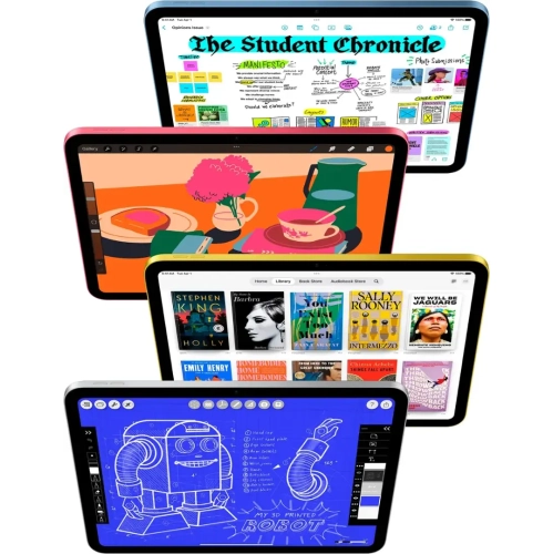 Apple 11-inch iPad, A16 Chip, Wi-Fi, 128GB Storage, Fast & Powerful Tablet for Work and Entertainment, Silver