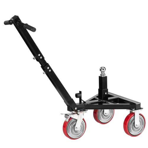 VEVOR 3500lbs Trailer Dolly, Tongue Weight Capacity, 18 inch and 22 inch Height Adjustable Trailer Dolly, with 2 inch Hitch Ball, Adjustable Handle
