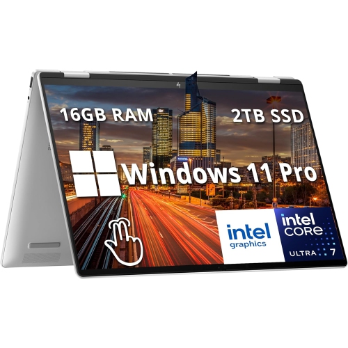 HP  Refurbished (Excellent) - Envy X360 2-In-1 16" Wuxga Touchscreen Laptop, Intel Ultra 7 155U, 2Tb SSD, 16GB Lpddr5, Backlit Keyboard, 5Mp Ir Great & fast