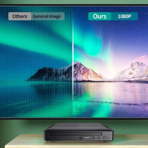 Lecteur DVD HD Lecteur VCD Lecteur CD Home USB Lecteur VCD HD Lecteur CD Interface USB 360° stéréo