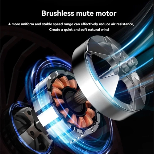 Spray Fan Mini Handheld Humidification Cooling Portable Fan Water Mist USB Charging Small Fan - Black