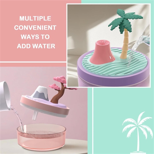 Bathtub Cartoon Humidifier, Small Portable Aromatherapy Machine for Home Use with 7-Color Atmosphere Light, USB Charging, Suitable for Bathroom,