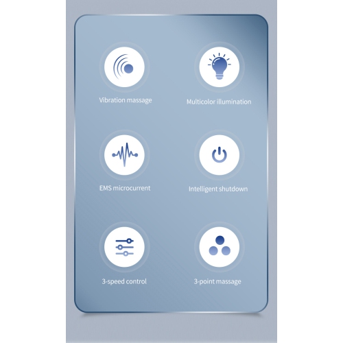 Home IPL Facial Introducing Device Handheld Beauty Photon Rejuvenation EMS Microcurrent Facial Firming - Home Handheld White