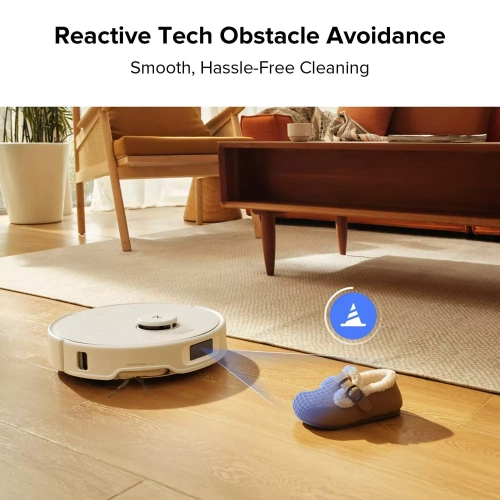 Roborock Qrevo Curv 5A1 Robot Vacuum and Mop with Zero-Tangling Design, FlexiArm Tech & Hands-Free Dock, Auto Mop Lifting, Pet Friendly