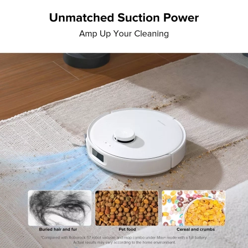 Roborock Qrevo Curv 5A1 Robot Vacuum and Mop with Zero-Tangling Design, FlexiArm Tech & Hands-Free Dock, Auto Mop Lifting, Pet Friendly