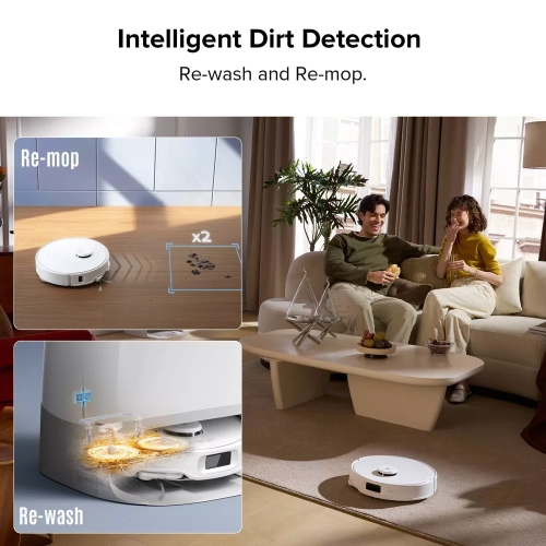 Roborock Qrevo Curv 5A1 Robot Vacuum and Mop with Zero-Tangling Design, FlexiArm Tech & Hands-Free Dock, Auto Mop Lifting, Pet Friendly