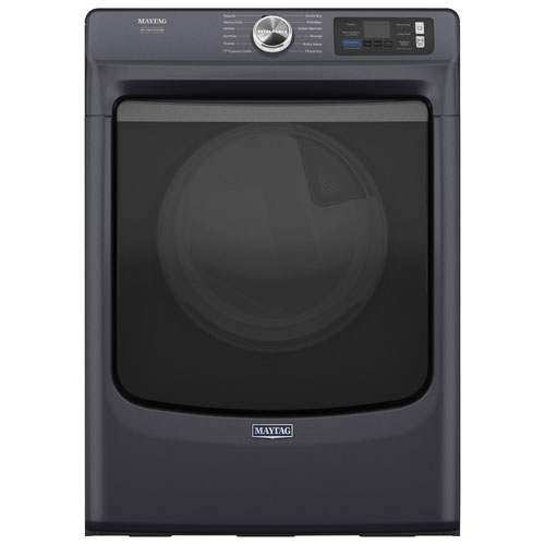 Open Box - Maytag Pet Pro 7.4 Cu. Ft. Gas Steam Dryer - Midnight Steel - Scratch & Dent