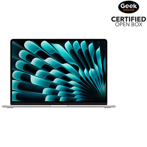 Boîte ouverte - MacBook Air de 15,3 po avec Touch ID d'Apple (2025) - Argenté (M4 d'Apple/RAM 16 Go/SSD 256 Go) - Anglais