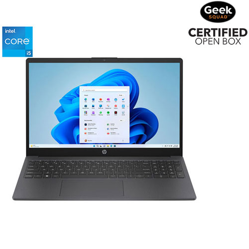 Boîte ouverte - Portable de 15,6 po de HP - Gris ardoise