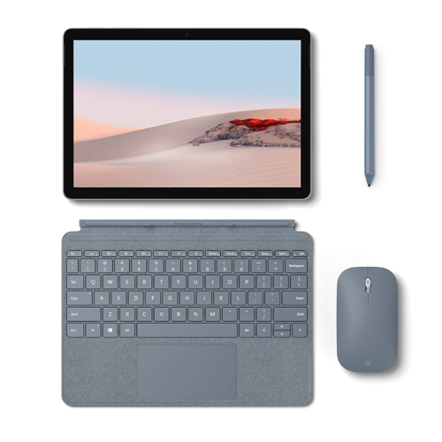 Étui Type Cover Signature pour Surface Go de Microsoft - Bleu glacier (KCS-00106)