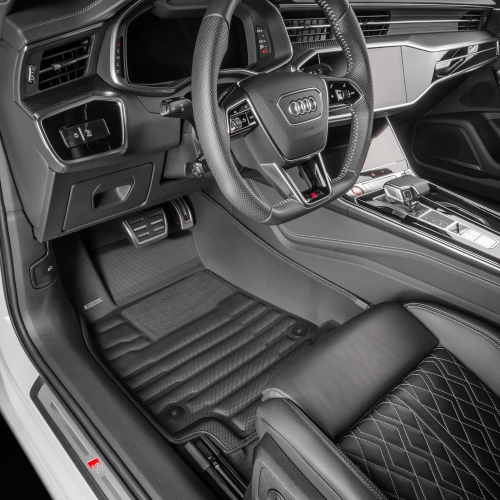 TuxMat - For Audi Q6 e-tron/SQ6 e-tron 2025-2026 Models - Custom Car Mats - Maximum Coverage, All Weather, Laser Measured - This Full Set Includes