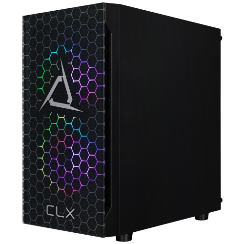 CLX SET Gaming Desktop - AMD Ryzen 5 8600G 4.3GHz 6-Core Processor, 16GB DDR5 Memory, 760M 2GB Shared Graphics, 500GB SSD, WiFi, Windows 11 Home