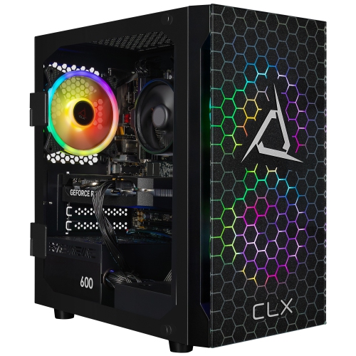CLX  Set Gaming Desktop - Amd Ryzen 5 8400F 4.2Ghz 6-Core Processor, 32GB Ddr5 Memory, Rtx 5060 8GB Gddr7 Graphics, 2Tb SSD, Wifi, Windows 11 Home 