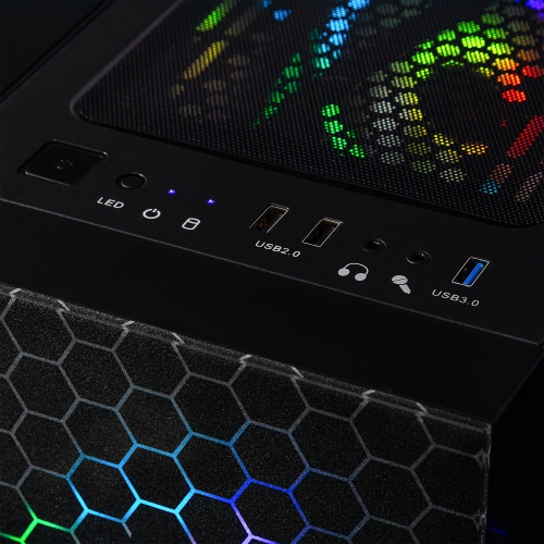 CLX SET Gaming Desktop - AMD Ryzen 5 8400F 4.2GHz 6-Core Processor, 32GB DDR5 Memory, RTX 5060 8GB GDDR7 Graphics, 2TB SSD, WiFi, Windows 11 Home