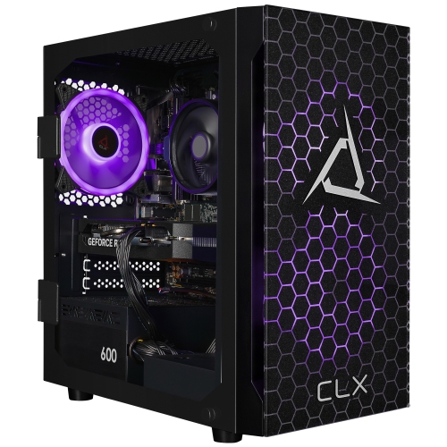 CLX SET Gaming Desktop - AMD Ryzen 5 8400F 4.2GHz 6-Core Processor, 32GB DDR5 Memory, RTX 5060 8GB GDDR7 Graphics, 2TB SSD, WiFi, Windows 11 Home
