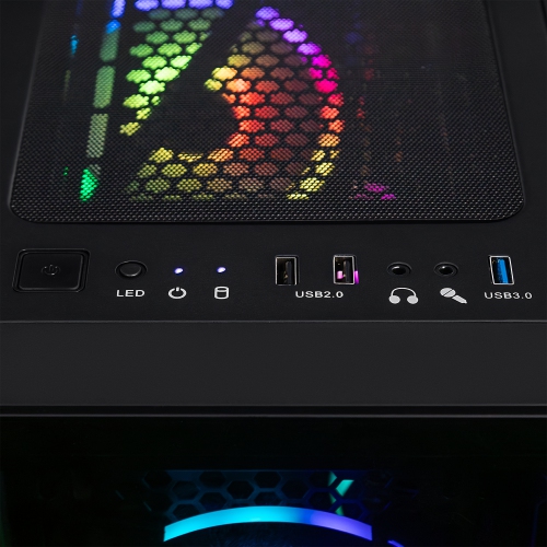 CLX SET Gaming Desktop - AMD Ryzen 7 8700G 4.2GHz 8-Core Processor, 16GB DDR5 Memory, 780M 4GB Shared Graphics, 1TB SSD, WiFi, Windows 11 Home 64-bit