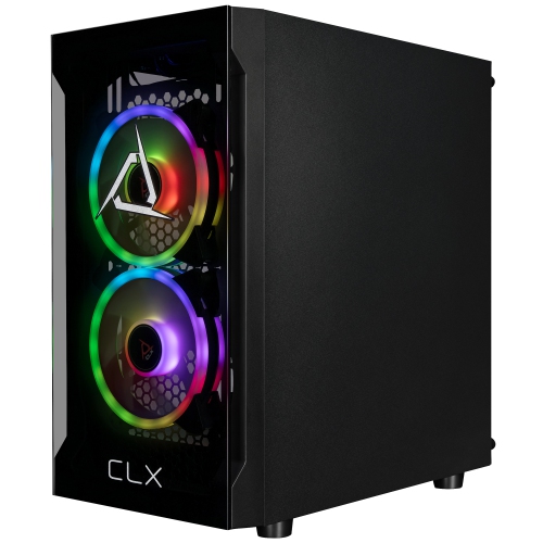 CLX SET Gaming Desktop - AMD Ryzen 7 8700G 4.2GHz 8-Core Processor, 16GB DDR5 Memory, 780M 4GB Shared Graphics, 1TB SSD, WiFi, Windows 11 Home 64-bit
