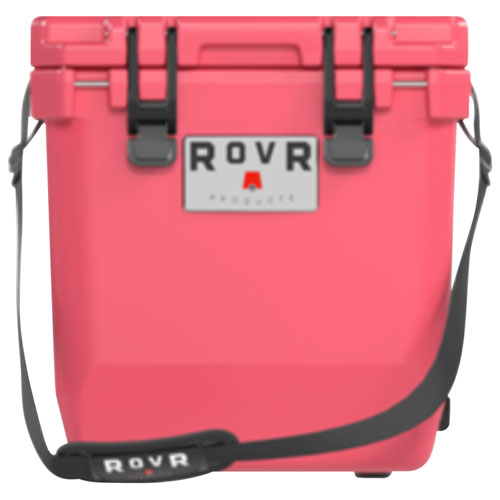 RovR CoolR 23.7 L Hard Shell Cooler with Shoulder Strap - Coral