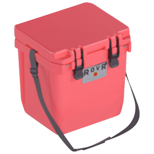 RovR CoolR 23.7 L Hard Shell Cooler with Shoulder Strap - Coral