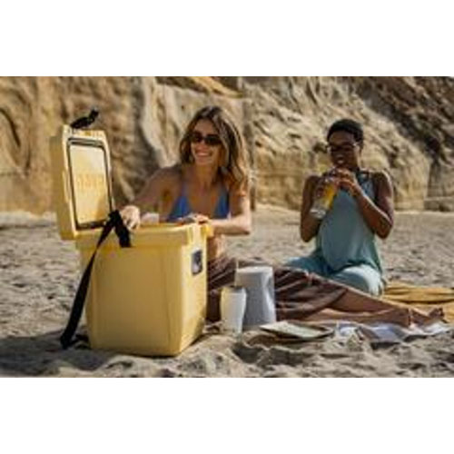 RovR CoolR 23.7 L Hard Shell Cooler with Shoulder Strap - Sunny Side