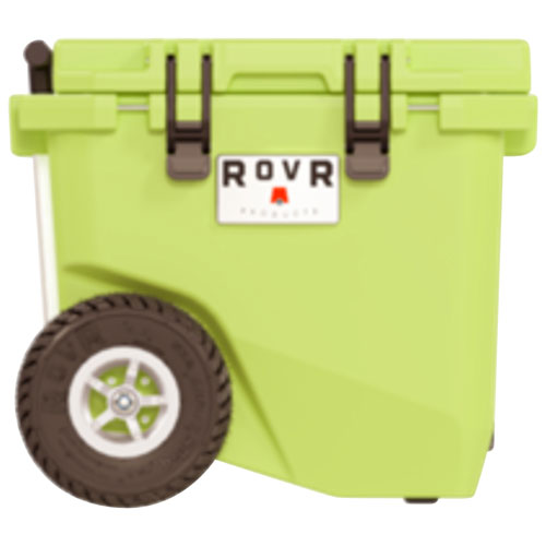 Glacière à parois rigides sur roues de 42,6 L RollR de RovR - Matcha