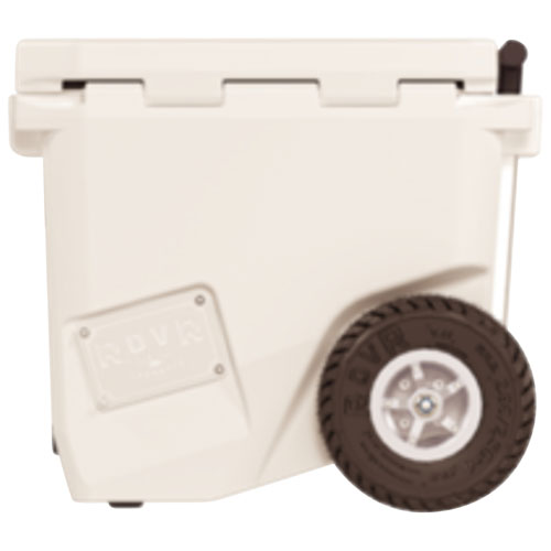 Glacière à parois rigides sur roues de 42,6 L RollR de RovR - Poudre