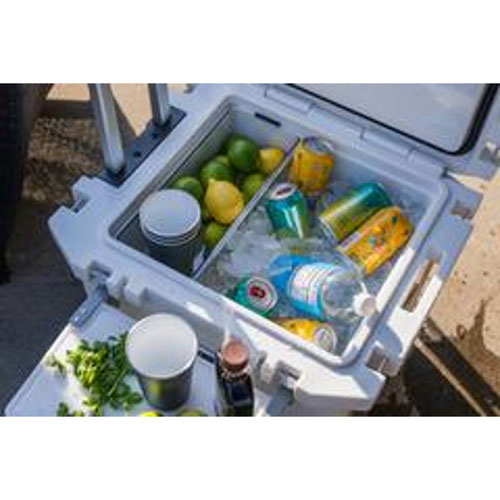 Glacière à parois rigides sur roues de 42,6 L RollR de RovR - Poudre