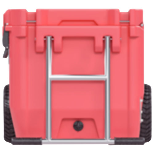 Glacière à parois rigides sur roues de 56,8 L avec poignée RollR de RovR - Cuivre