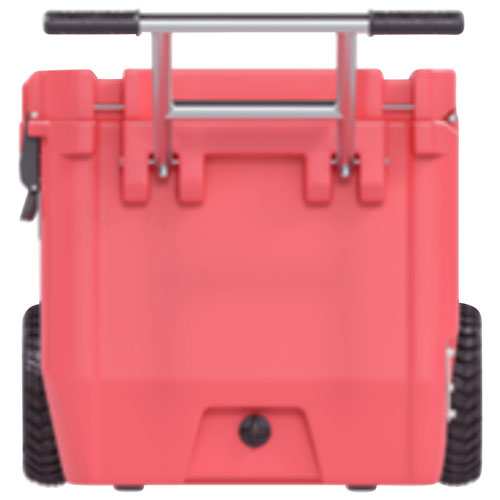 Glacière à parois rigides sur roues de 56,8 L avec poignée RollR de RovR - Cuivre