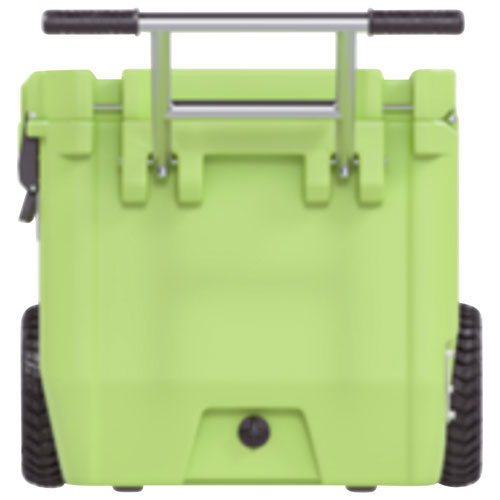 Glacière à parois rigides sur roues de 56,8 L avec poignée RollR de RovR - Matcha