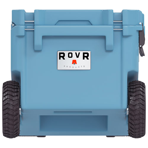 Glacière à parois rigides sur roues de 56,8 L avec poignée RollR de RovR - Pacifique Sud