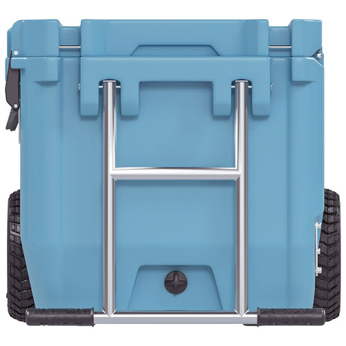Glacière à parois rigides sur roues de 56,8 L avec poignée RollR de RovR - Pacifique Sud