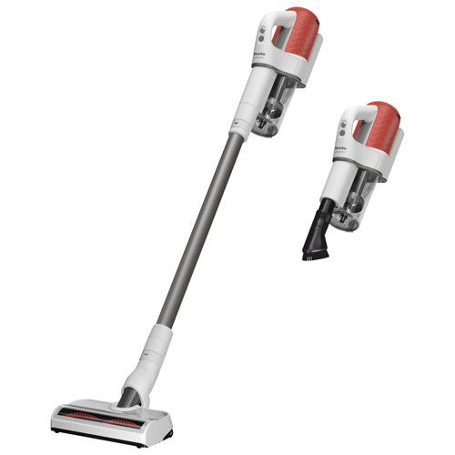 Miele Duoflex HX1 Cordless Bagless Stick Vacuum - White/Terra red