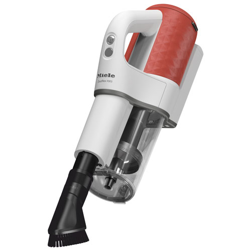 Miele Duoflex HX1 Cordless Bagless Stick Vacuum - White/Terra red