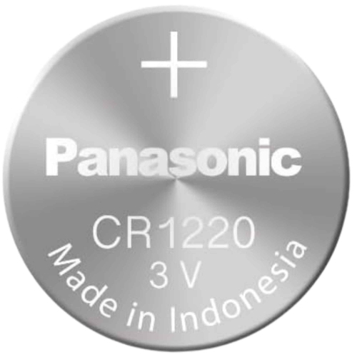1 x Panasonic 1220 Batteries, 3V Lithium CR1220