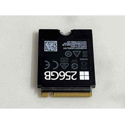 MICROSOFT  Refurbished (Good) Surface Laptop Pro X Model 1911 SSD 256GB Nvme M.2 2230 PCie 3 X4 SSD