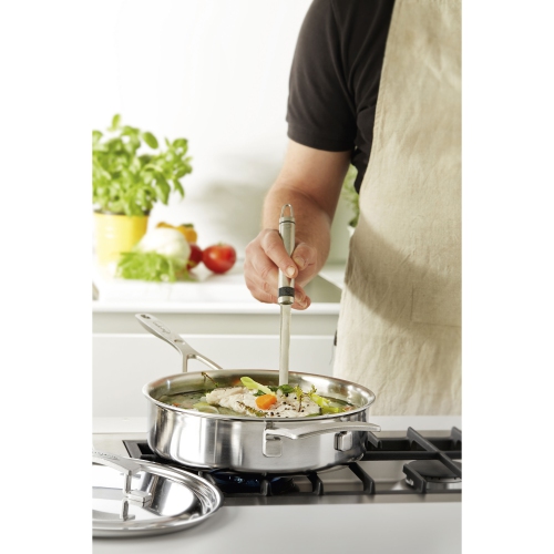DEMEYERE Industry 5 28 cm 18/10 Stainless Steel Saute Pan With Lid