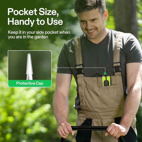 Gardening Scissors 6.5 Inch Hand Pruner Pruning Shear with Straight Stailess Steel Blades, Black 1pcs