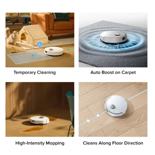 Roborock Q10 VF+ Robot Vacuum & Mop, with 10,000 Pa Suction, VibraRise 2.0 Mopping System, Self-Empty Dock & Dual Anti-Tangle Design, Great for Pet