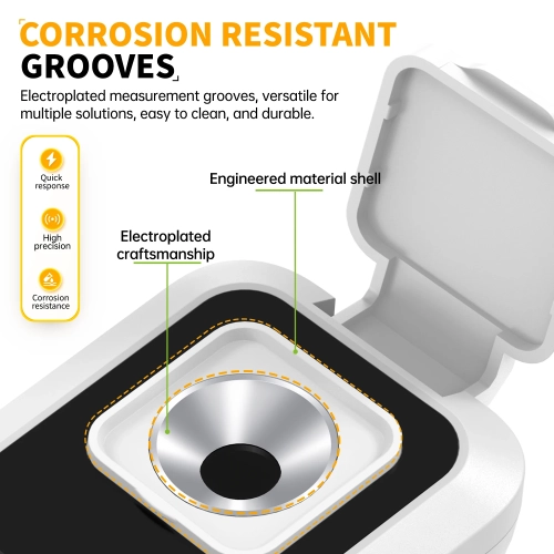 Réfractomètre numérique Brix Compteur de teneur en sucre rechargeable Mesurer jus de fruit Boisson au vin Bière 0 à 55 %