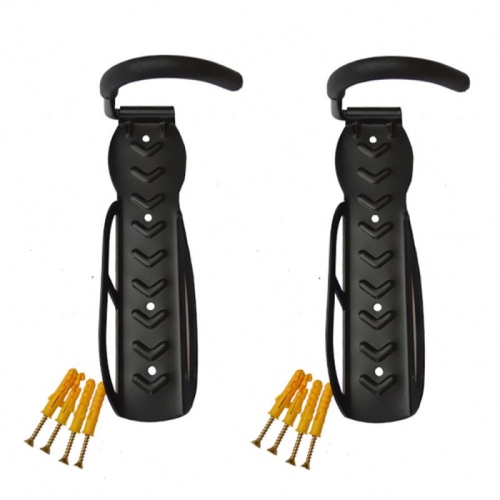 Porte-vélos pour porte-vélos de garage mural, ensemble de 2 crochets verticaux pour vélos Crochets pour vélos pour rangement intérieur avec crochets