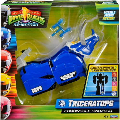 POWER RANGERS  Re-Ignition 6 Inch Action Figure Combinable Megazord - Triceratops A great nostalgic piece for Power Rangers fans!