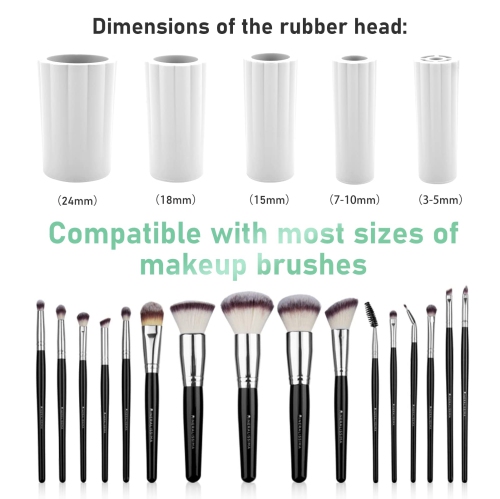 Makeup Brush Cleaner and Dryer, Super-fast Electric Makeup Brushes Cleaner Machine Automatic Makeup Cleaner USB Cosmetic Brush Cleaner Tools