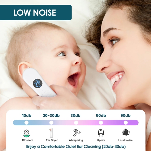 Ear Water Dryer Professional Warm Air Quick Drying Portable Ear Drying Machine for Swimming Showering