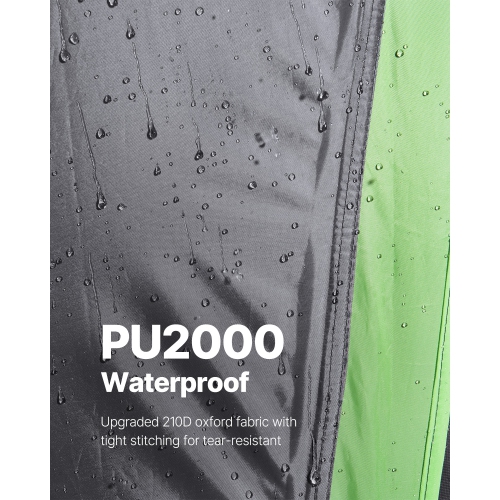 VEVOR 2-3 Person Pickup Truck Tent, Fits 5.5-6 ft Truck Tents for Camping, Waterproof PU2000 mm Sleeping Truck Bed Tent, Sturdy Shell with Expandable