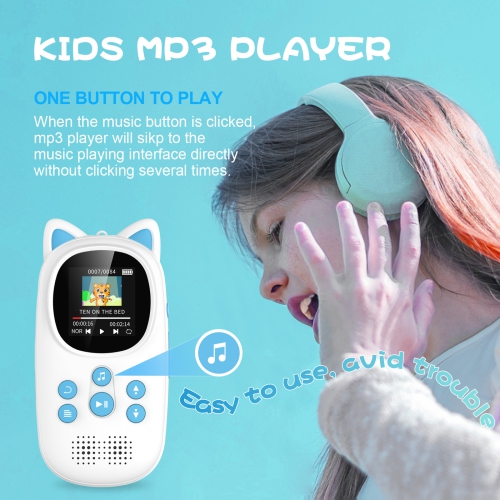 MP3 Player for Kids,32GB Bluetooth Kids MP3 Player,Children Music Player with FM Radio Speaker Voice Recorder