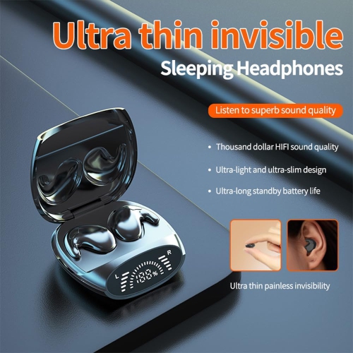 Sleep Earbuds,In-Ear Headphones for Side Sleepers,Small Wireless Bluetooth Earbuds,Invisible Earphones for Sleeping Working Sports