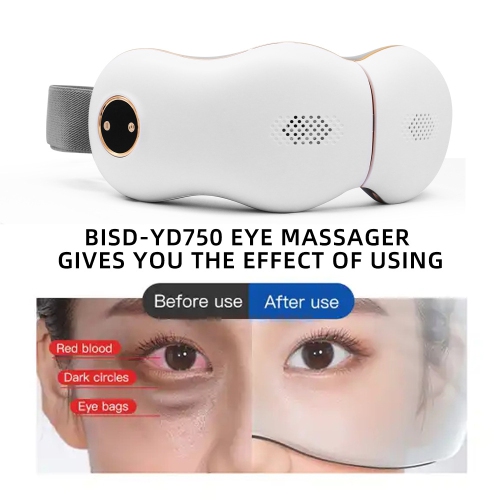 BISD-YD750 Hot-selling eye massager Multifunctional eye massager Air pressure, hot compress, built-in music, voice broadcast, Bluetooth connection