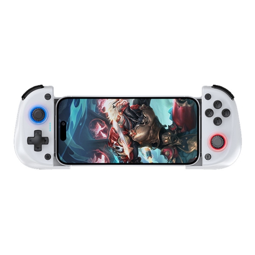 X5 elastic handle, wireless Bluetooth fast charging, Hall rocker, six-axis dual vibration, semiconductor heat dissipation game controller - white +