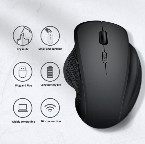 7008 hot-selling wireless mouse Bluetooth dual-mode game office computer mobile phone tablet universal mouse 7008 rubber red